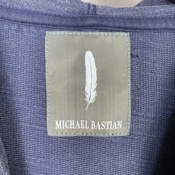 Michael Bastian Mens Zipper Hoodie in Blue Great Condition - Picture 4 of 4